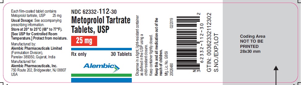 metoprolol tartrate-25mg