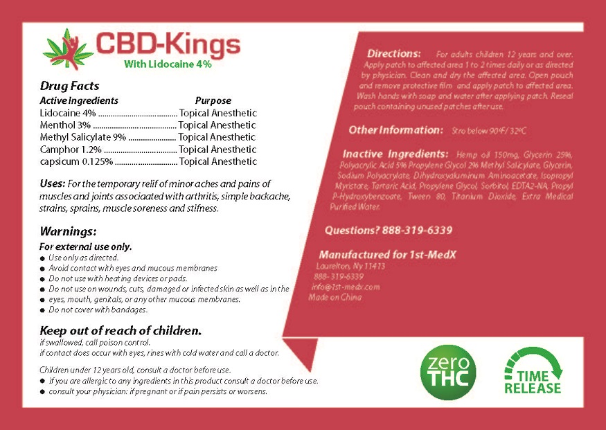 01b UC_Back_CBD-Kings_Hemp Oil patch w-Lidocaine_72137-150-06