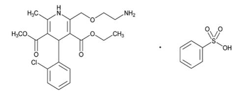 The structural formula for amlodipine besylate is amlodipine and olmesartan medoxomil tablets is chemically described as 2,3-dihydroxy-2-butenyl 4-(1-hydroxy-1-methylethyl)-2-propyl-1-[p-(o-1H-tetrazol-5-ylphenyl)benzyl]imidazole-5-carboxylate, cyclic 2,3-carbonate. Its empirical formula is C29H30N6O6.