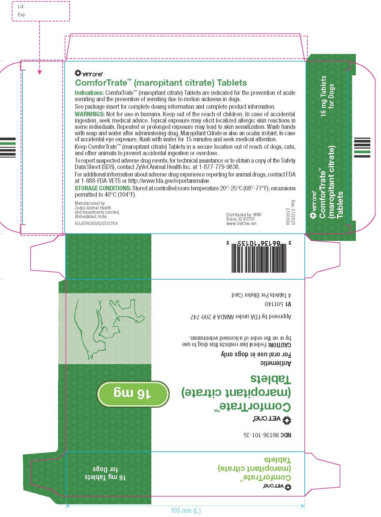 maropitant tabs-16mg