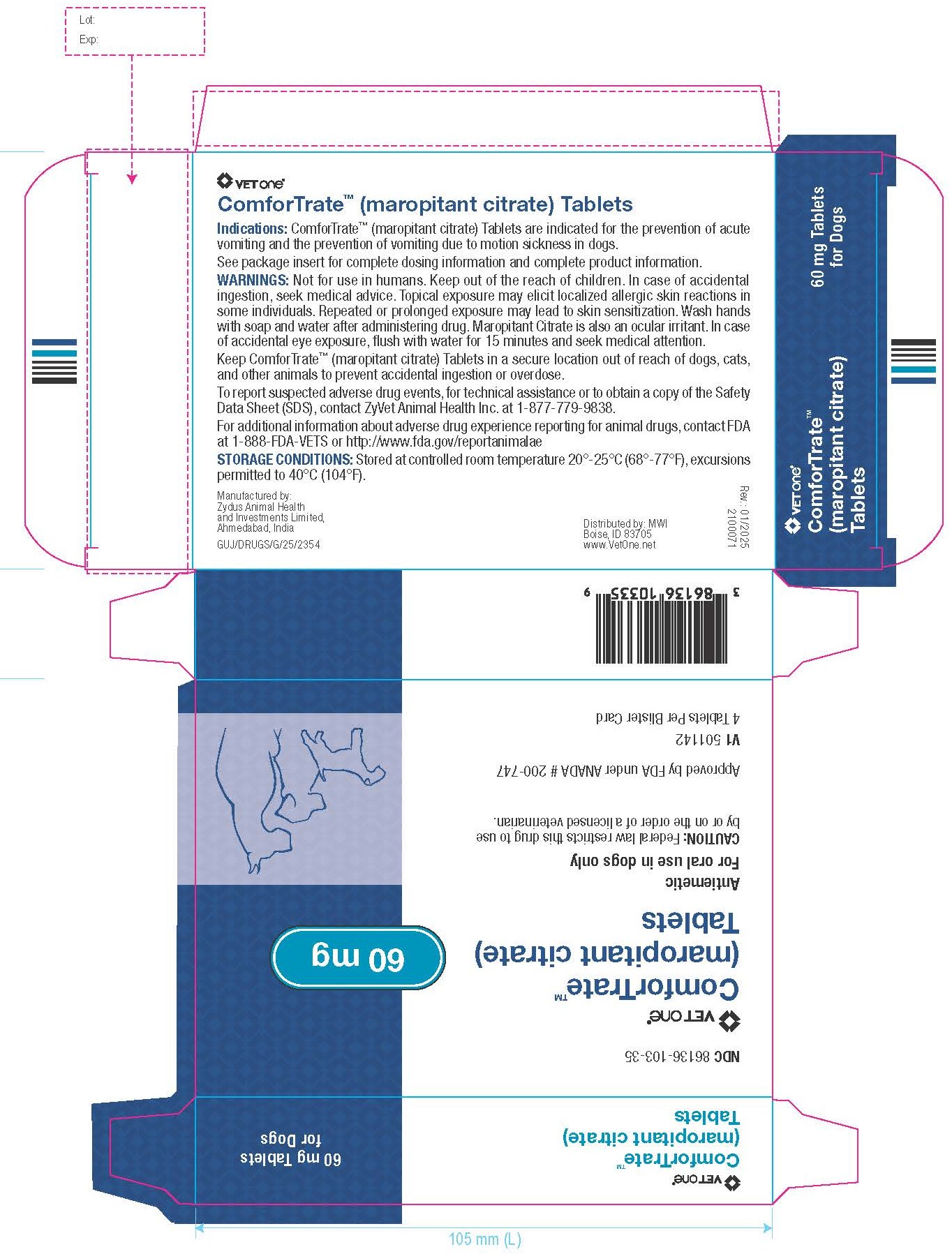 maropitant tabs-60mg