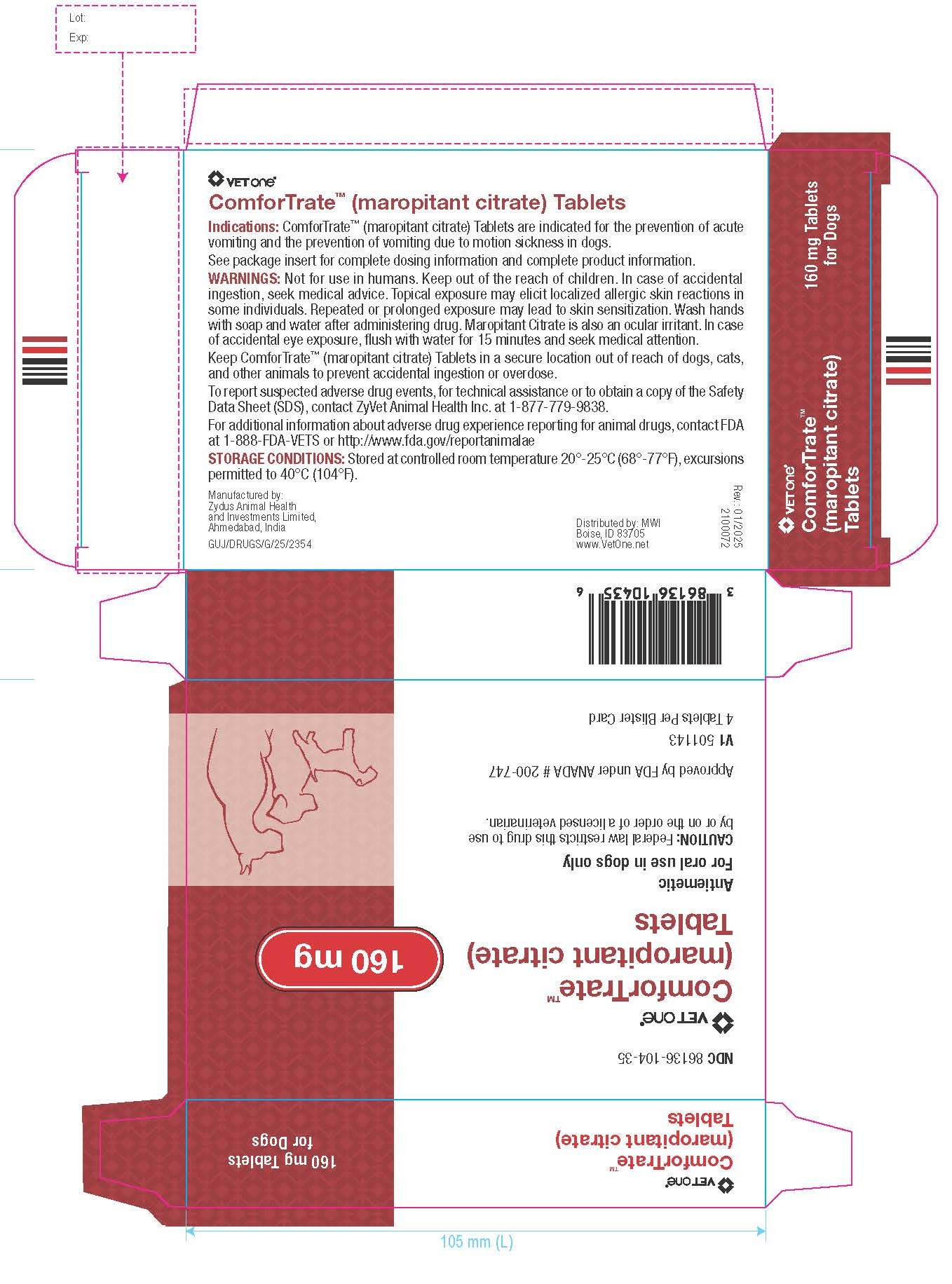 maropitant tabs-160mg