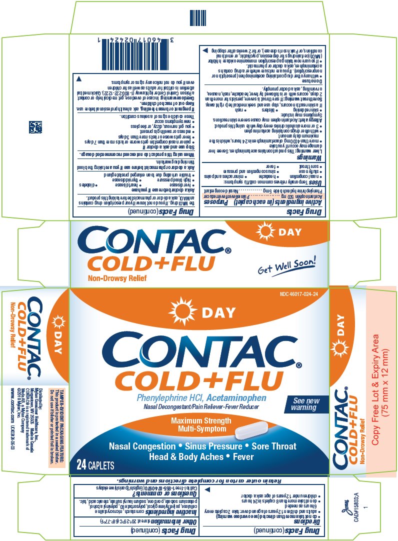 Contac Cold and Flu Day Carton