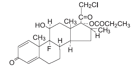 Clobetasol Propionate Structural Formula