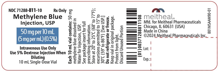 PRINCIPAL DISPLAY PANEL – Methylene Blue Injection, USP 10 mL Vial Label