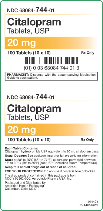 20 mg Citalopram Tablets Carton