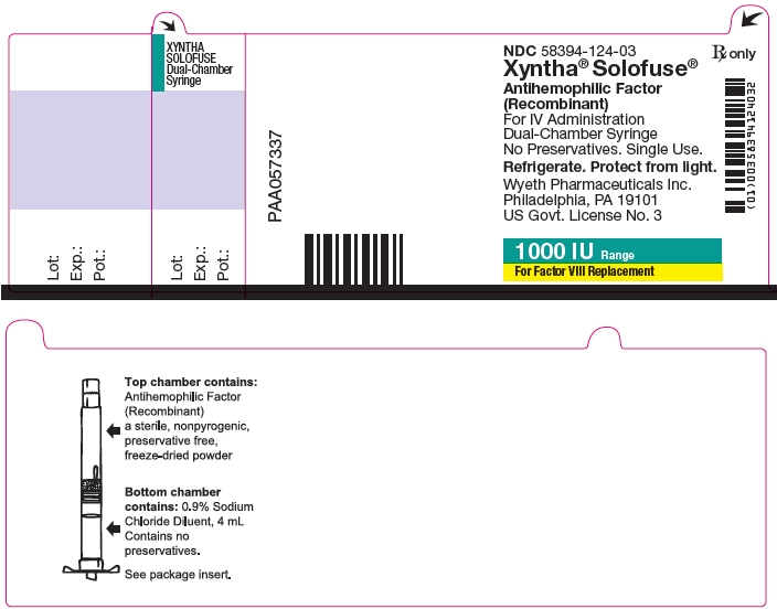 Principal Display Panel - 1000 IU Syringe Label
