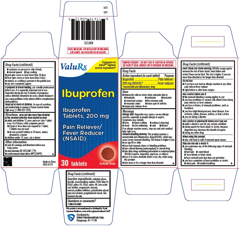 Ibuprofen brown carton