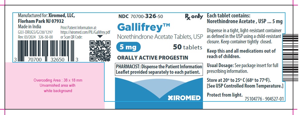 5 mg Bottle Label