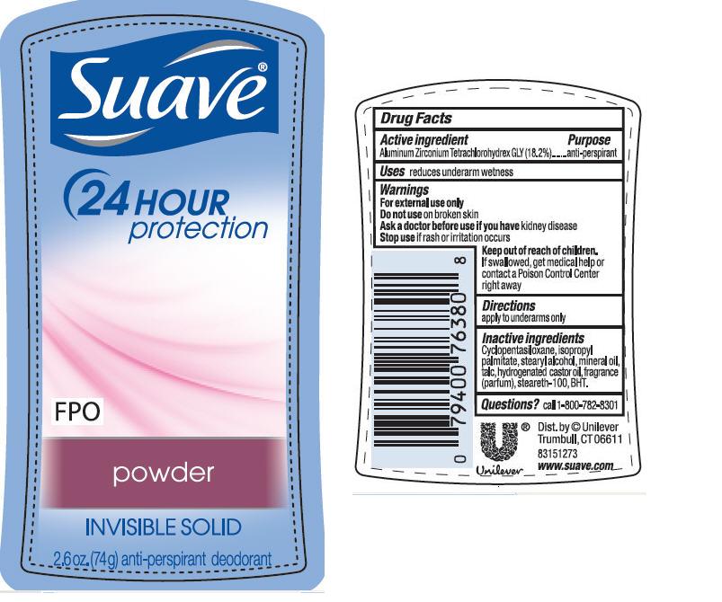 Suave IS Powder 2.6 oz PDP