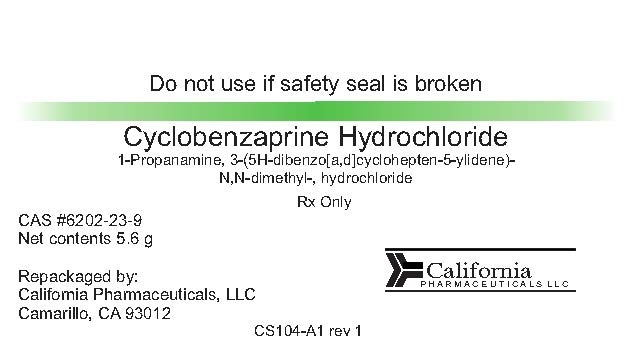 Cyclobenzaprine label