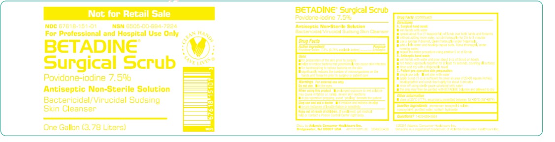 7.5% Betadine surgical 1 gallon