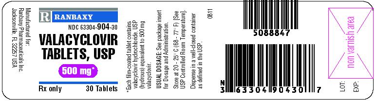 500 mg Bottle Label
