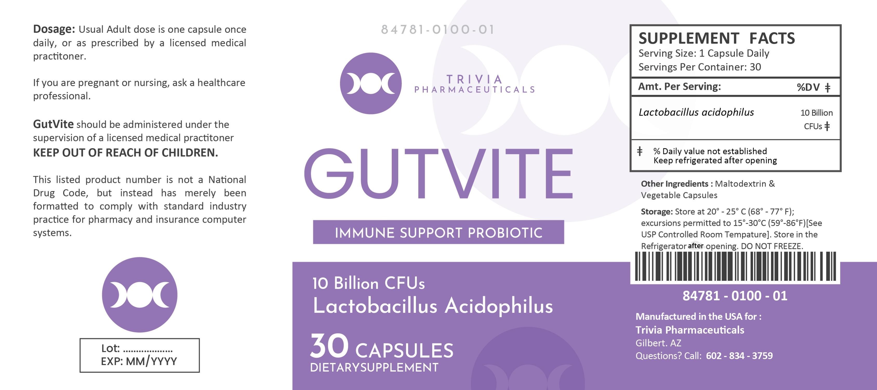 GutVite Label