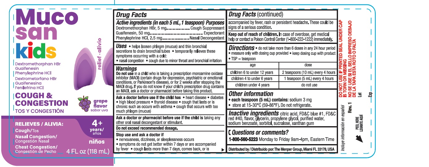 MUCOSAN CHILDREN LABEL