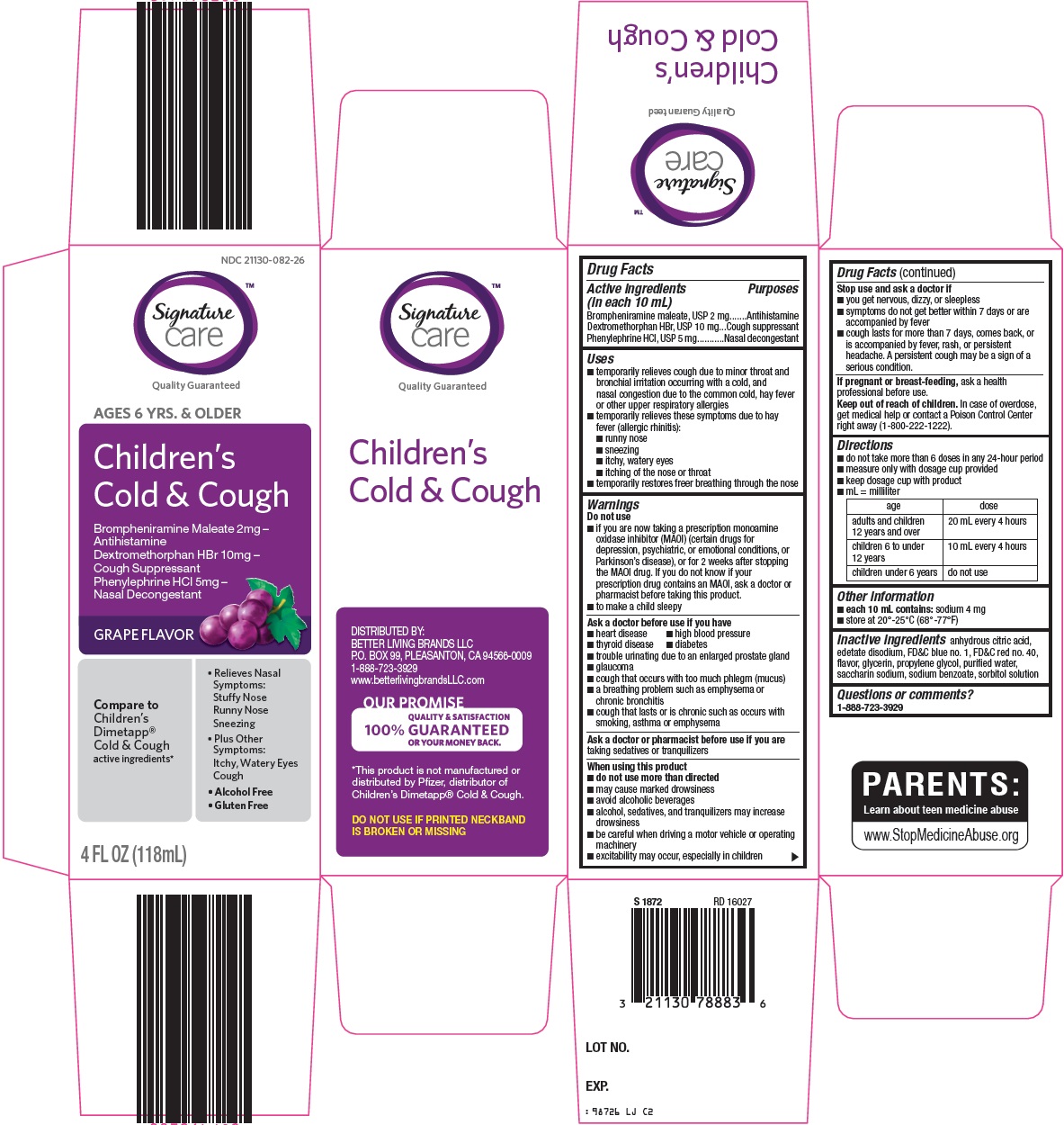 Signature Care Children's Cold & Cough image