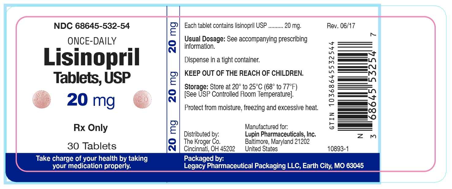 Lisinopril Tablets USP 20 mg