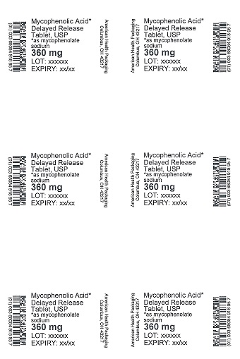 360 mg Mycophenolic Acid DR Tablet Blister
