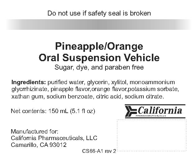 Dicopanol - Flavor Suspension label
