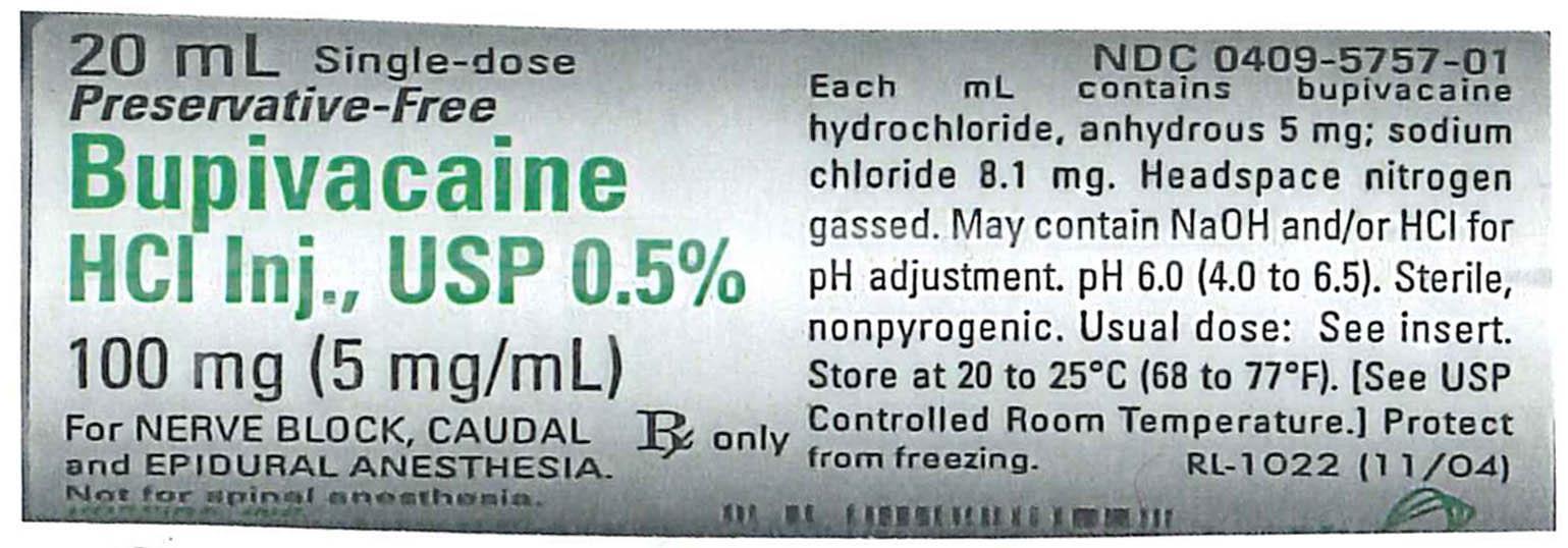 bupivacaine hydrochloride injection 3