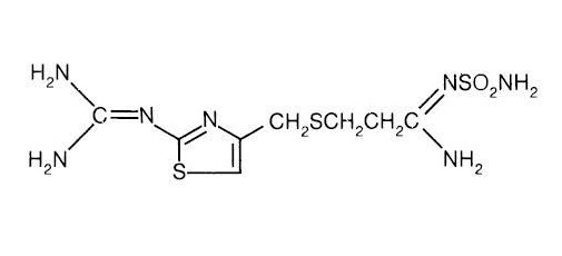 Structure of Famotidine