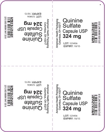 324 mg Quinine Sulfate Capsule Blister