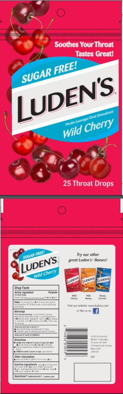 Sugar Free
LUDEN’S® 
Wild Cherry
25 Throat Drops
