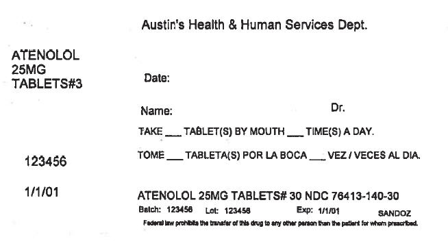 PRINCIPAL DISPLAY PANEL - 25 MG Tablet Bottle Label