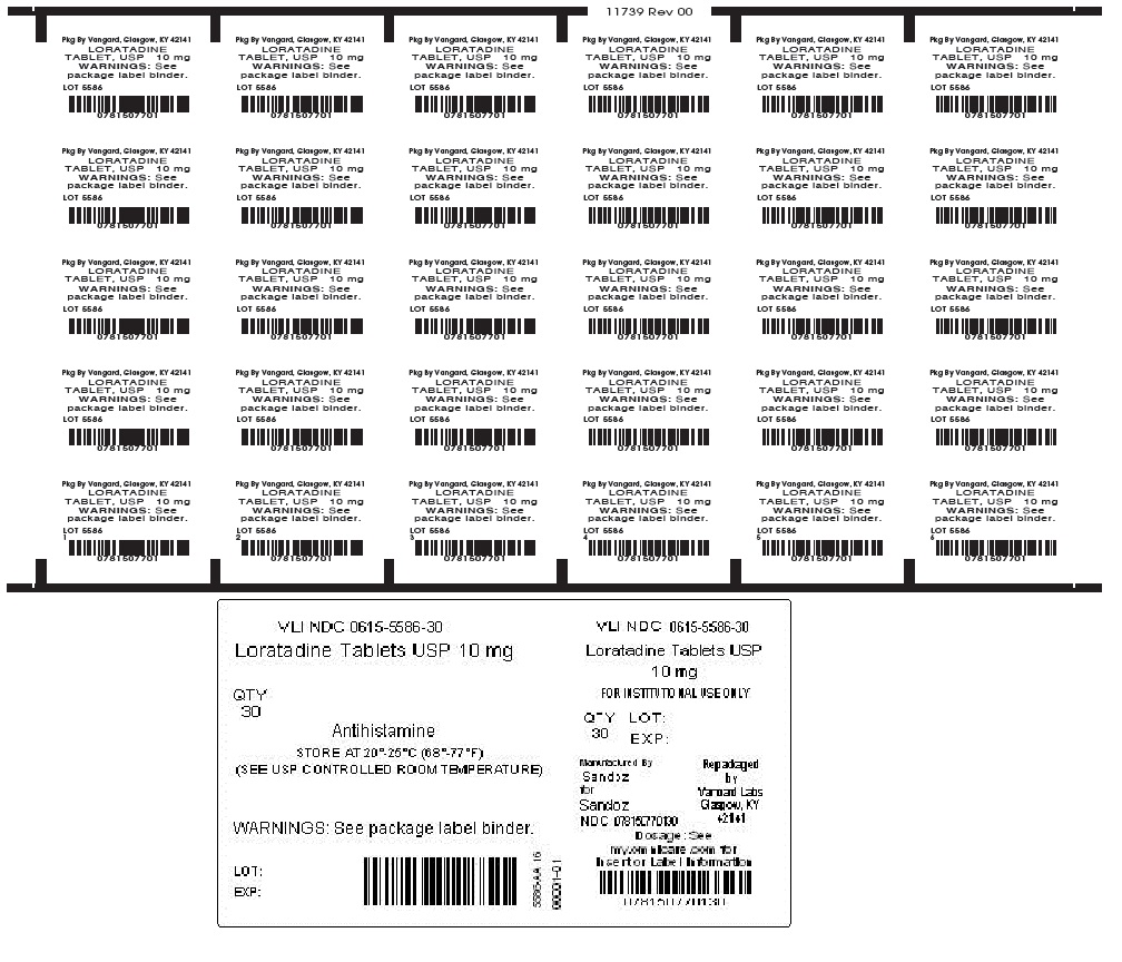 Loratadine Tablet, USP 10mg Unit Dose Label