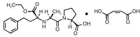 Enalapril Structure Label