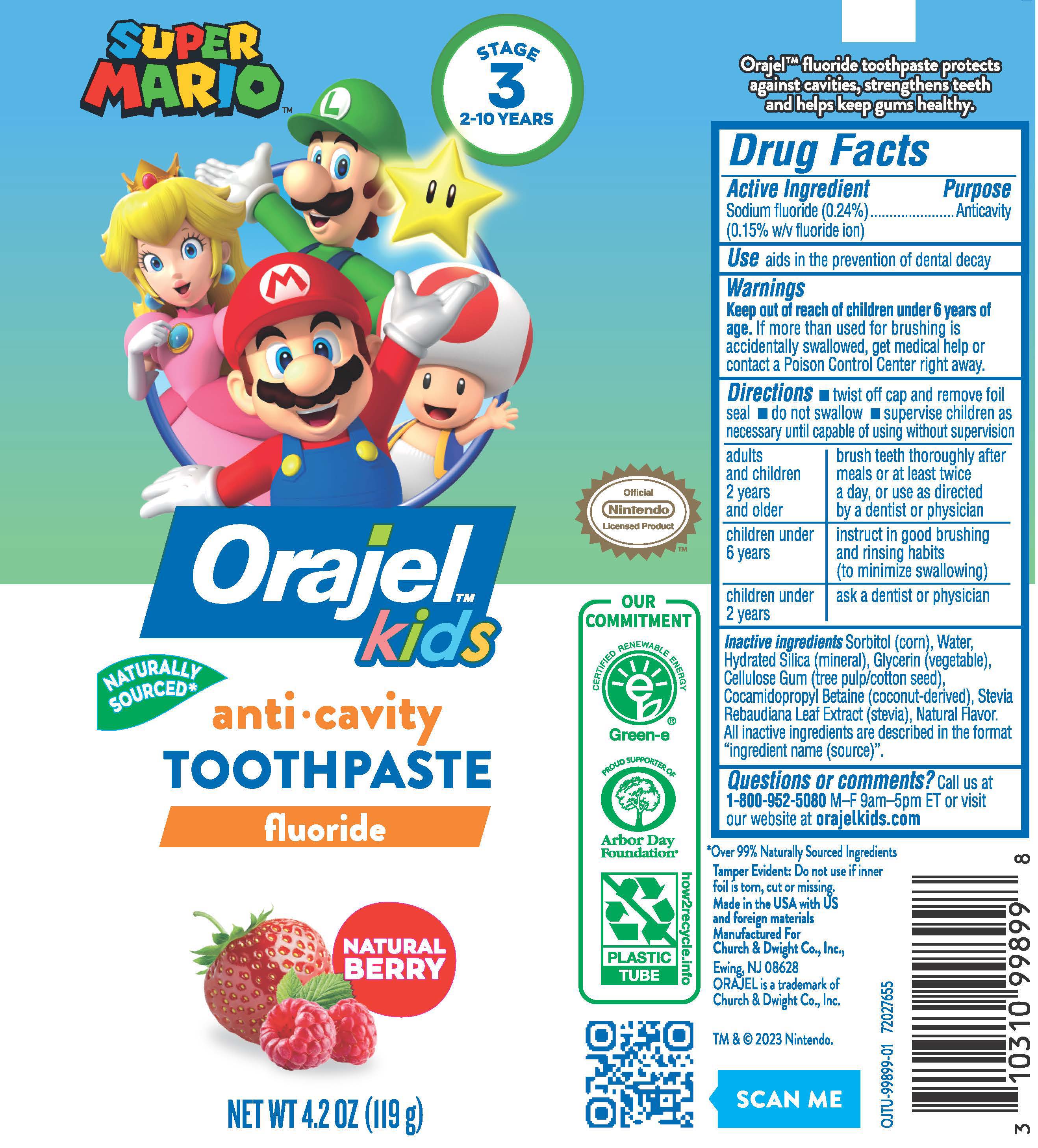 Orajel Super Mario 4.2oz