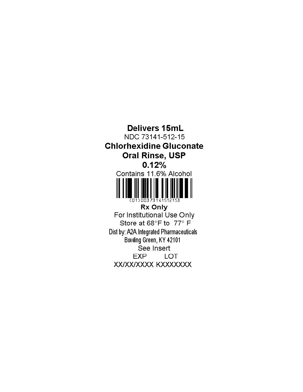 Chlorhexidine Foil Label