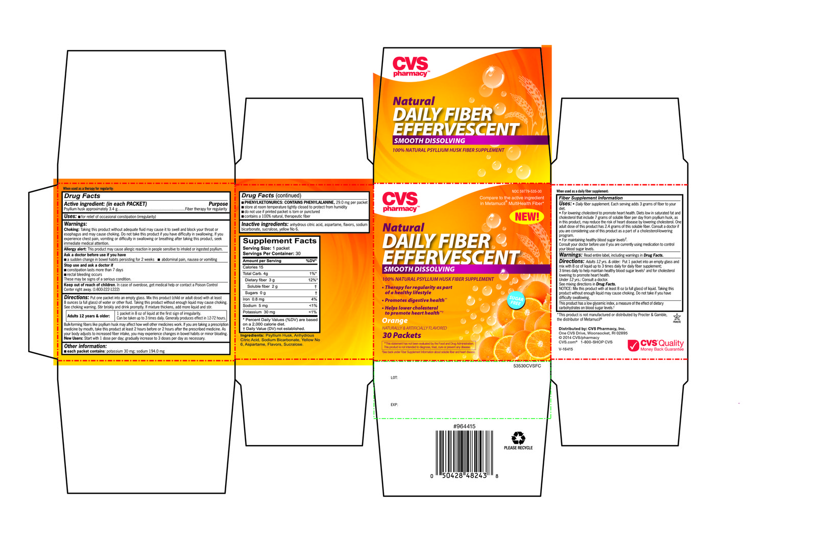 CVS Daily Fiber Effervescent