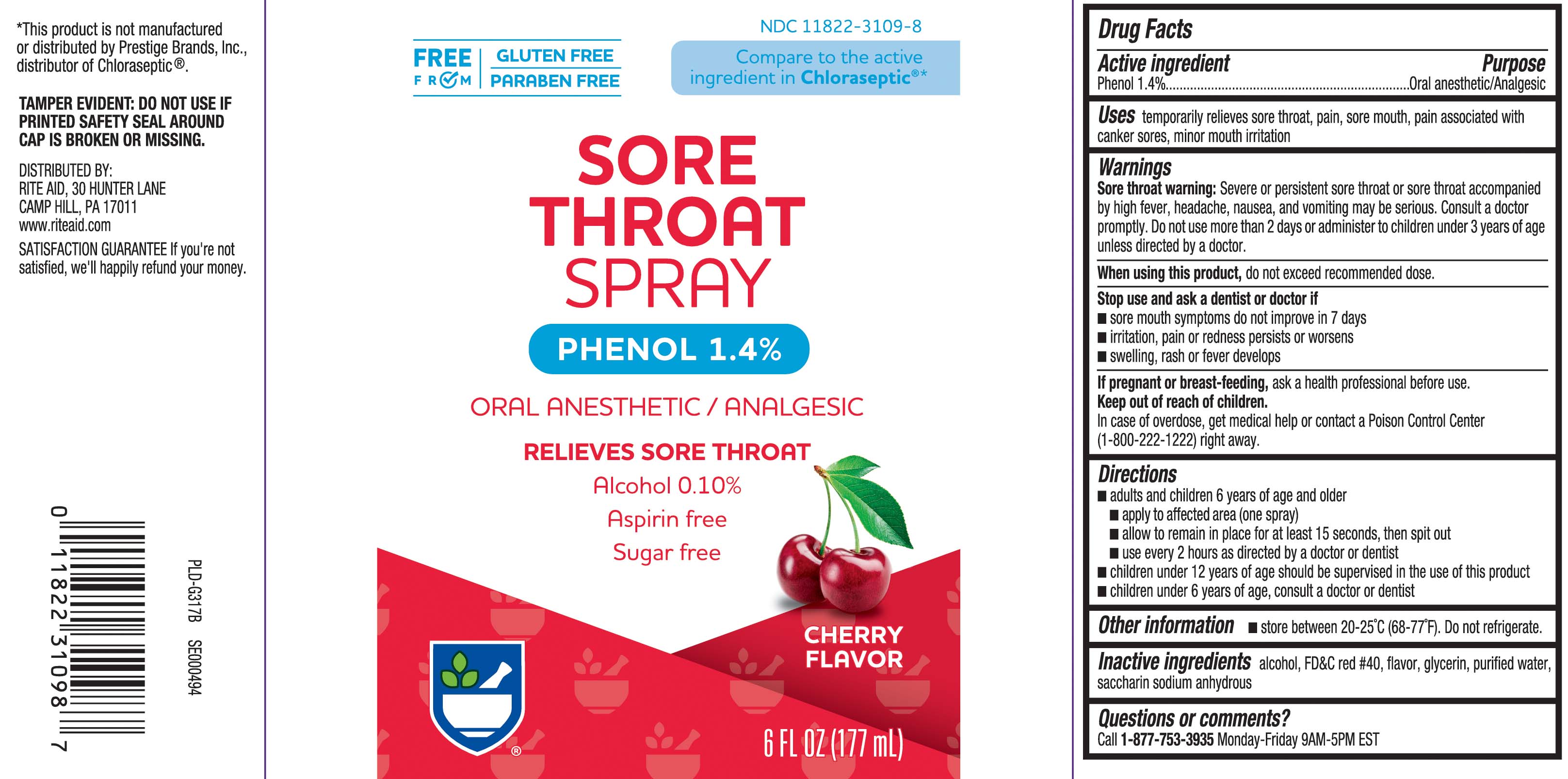 SORE THROAT- phenol spray