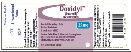 25 mg 90 count bottle label