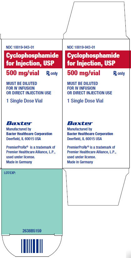 Cyclophosphamide Premier Pro Representative Carton Label 10019-943-01   2 of 2