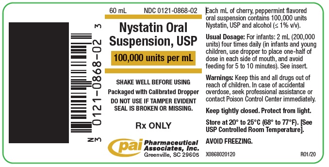 directions for nystatin swish and swallow