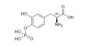 Foslevodopa, an aromatic amino acid, is a white to off-white powder, freely soluble in aqueous media, with a molecular weight of 277.17 g/mol. It is designated chemically as (2S)-2-amino-3-[3-hydroxy-4-(phosphonooxy)phenyl] propanoic acid. Its empirical formula is C9H12NO7P, and its structural formula is: