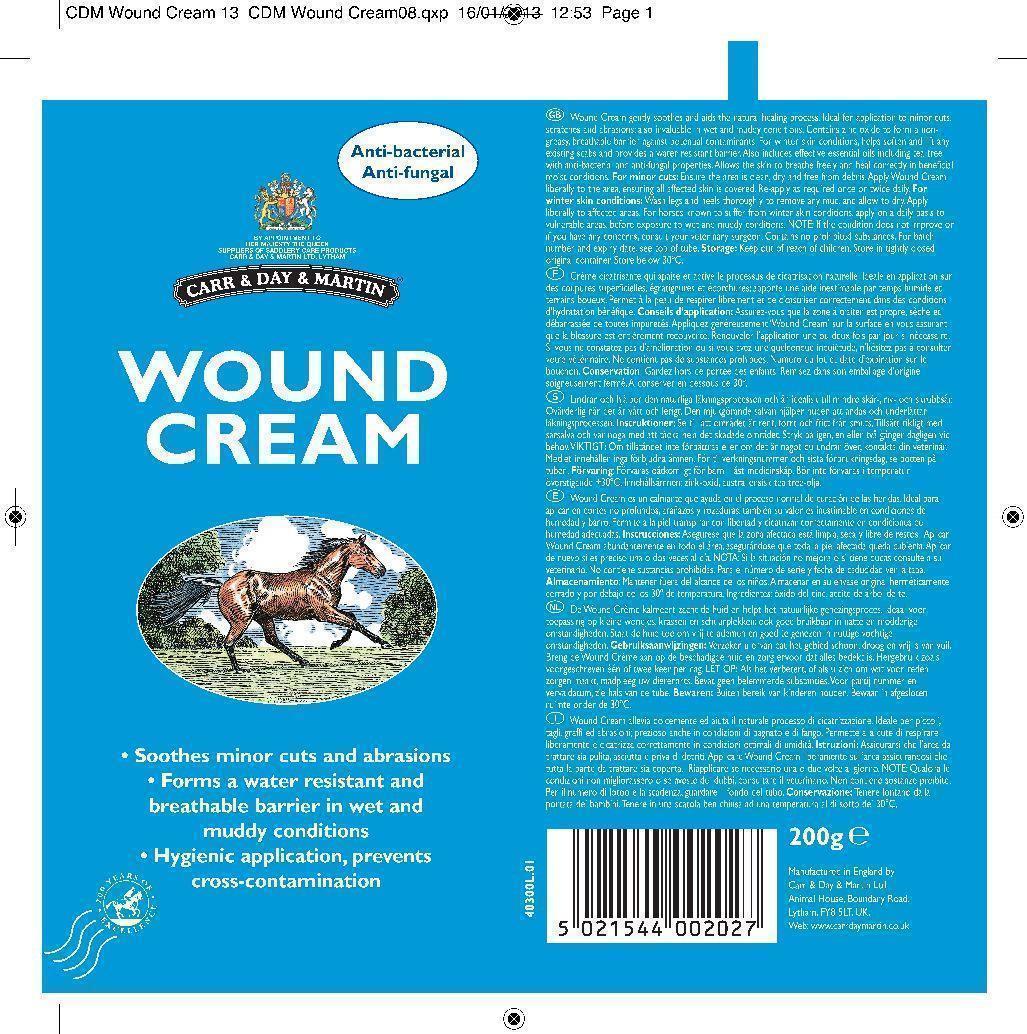 Wound Cream Label