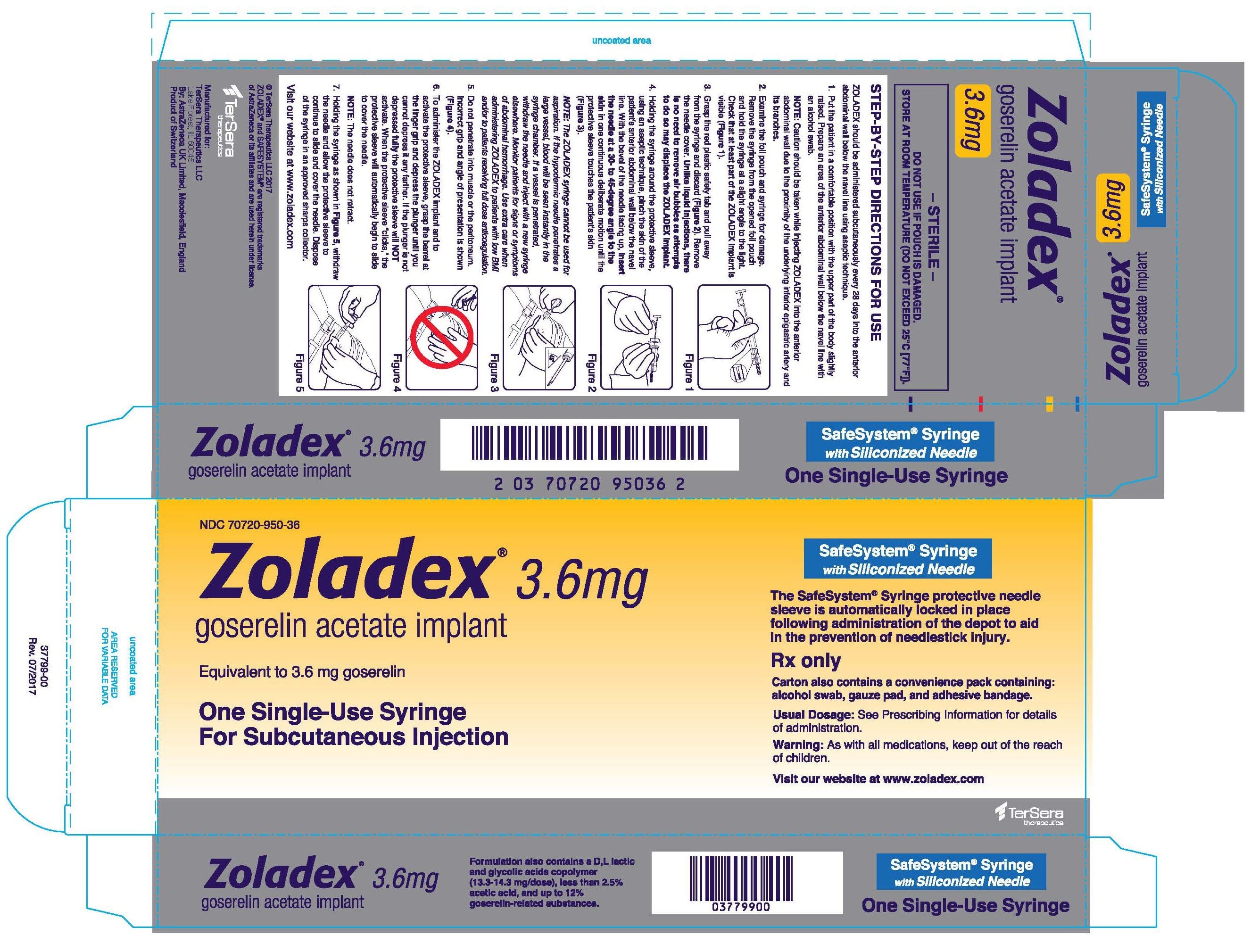 Principal Display Panel - Zoladex Carton Label
