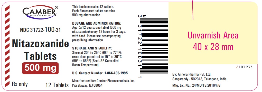 nitazoxanidetablets12scontainerlabel