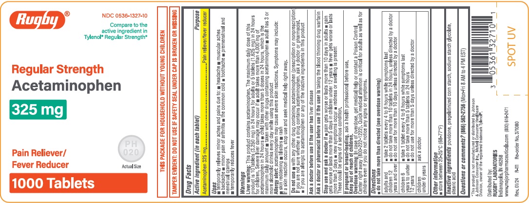 Rugby Regular Strength Acetaminophen Tablet