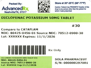 Diclofenac Potassium 50mg Tablet #30