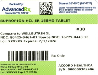 Bupropion HCL ER 150mg #30