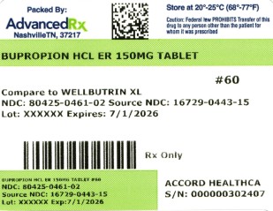 Bupropion HCL ER 150mg #60