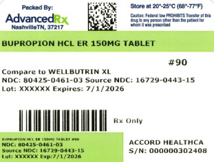 Bupropion HCL ER 150mg #90