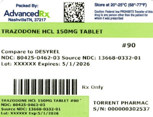 Trazodone HCl 150mg #90