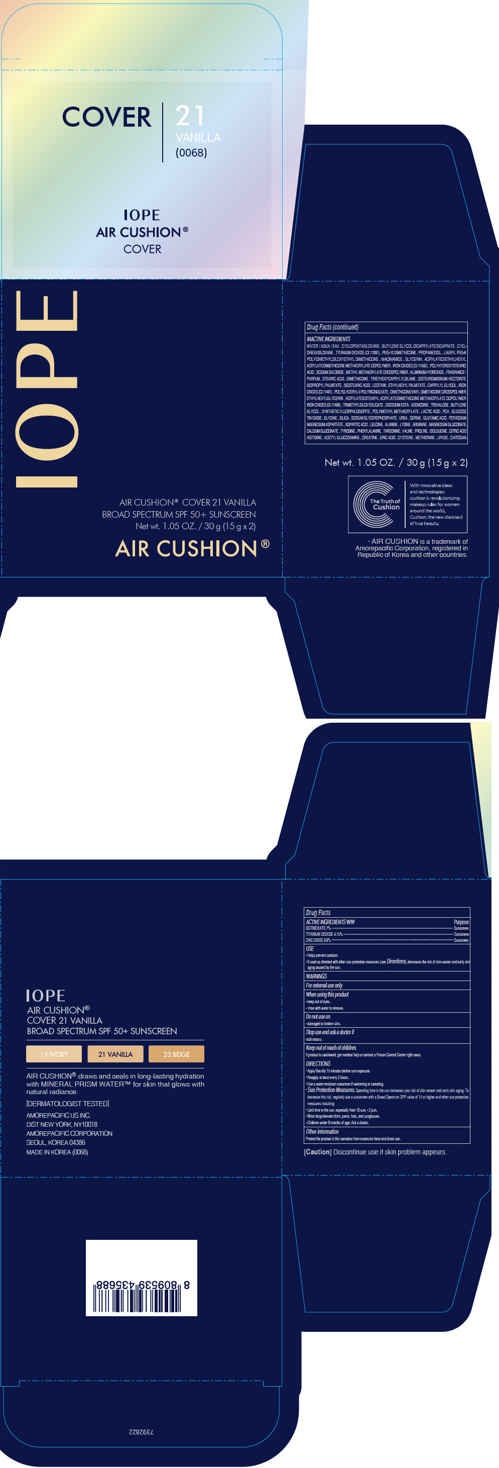 PRINCIPAL DISPLAY PANEL - 15 g Container Carton - 21 Vanilla