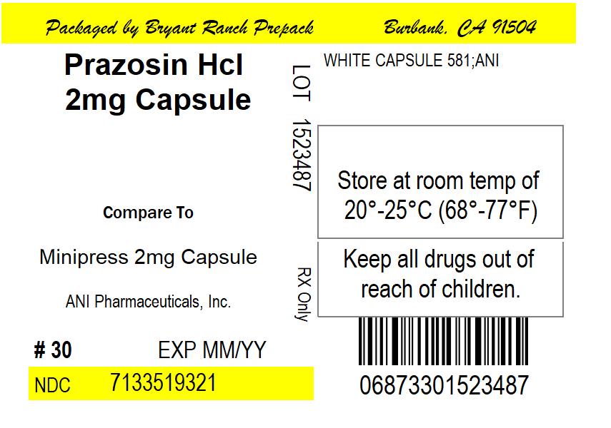 PRAZOSIN HYDROCHLORIDE CAPSULES USP