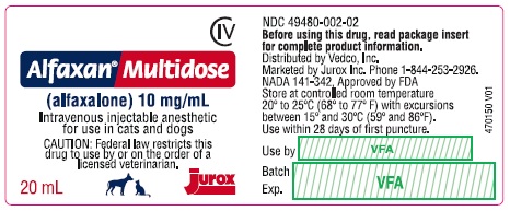 20 mL Vial Label